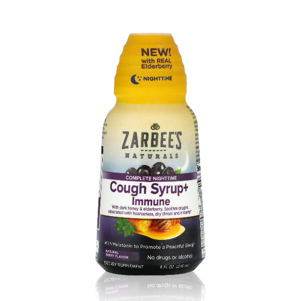 Zarbee's Complete Nighttime Cough Syrup + Immune  236ml 