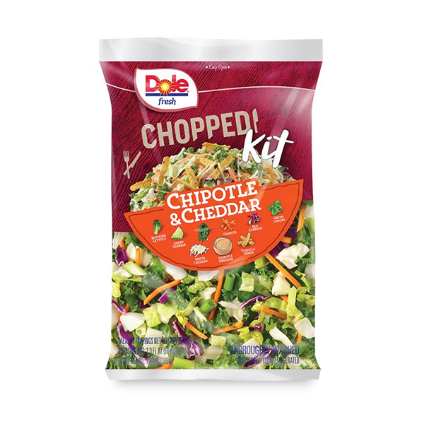 Dole Chopped Chipotle And Cheddar Salad Kit 10.4oz 