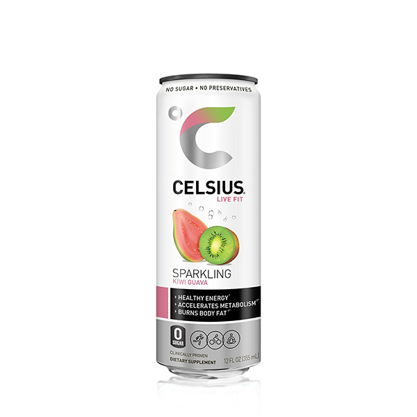 Celsius Sparkling Kiwi Guava Energy Drink  355ml 