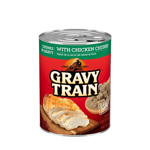 Gravy Train Chunks In Gravy With Chicken Chunks Wet Dog Food 13.2oz 