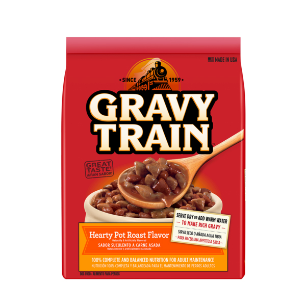 Gravy Train Hearty Pot Roast Flavor Dry Dog Food 15.4lbs 