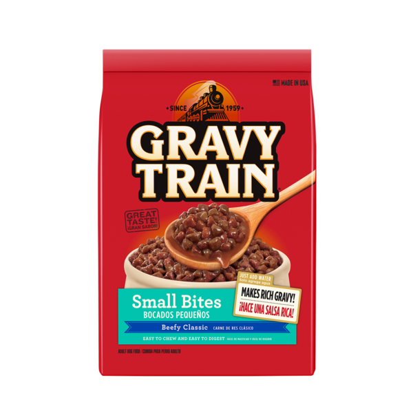 Gravy Train Small Bites Beefy Classic Dry Dog Food 15.4lbs 