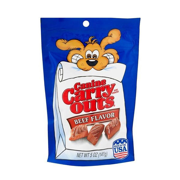 Canine Carry Outs Beef Flavor Dry Dog Treats 141g 