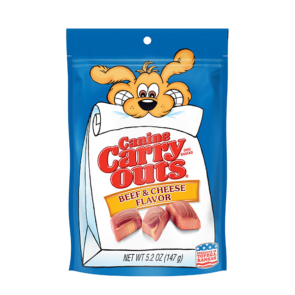 Canine Carry Outs Beef & Cheese Flavor Dry Dog Treats 147g 