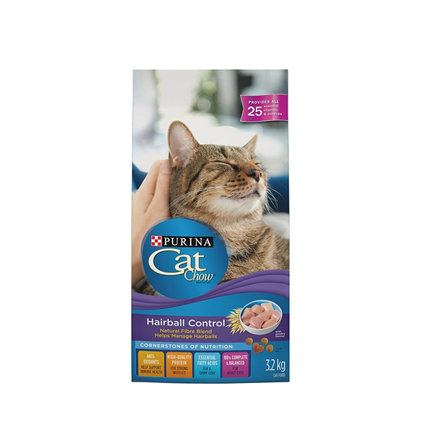 Cat Chow Hairball Control Dry Cat Food  3.2kg 