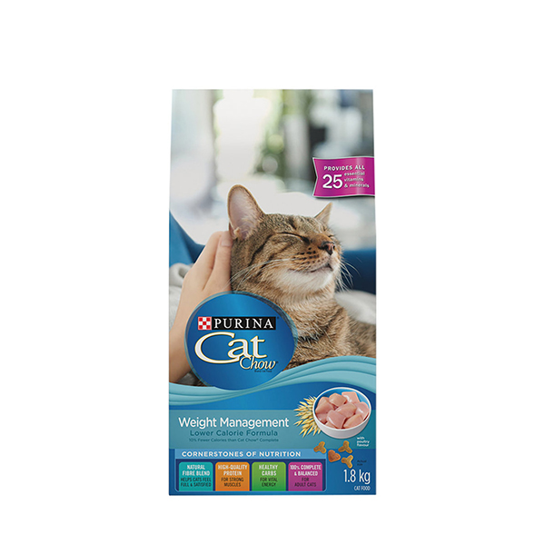Cat chow พูรีน่า อาหารแมวแห้งสำหรับควบคุมน้ำหนัก 1.8กก.
