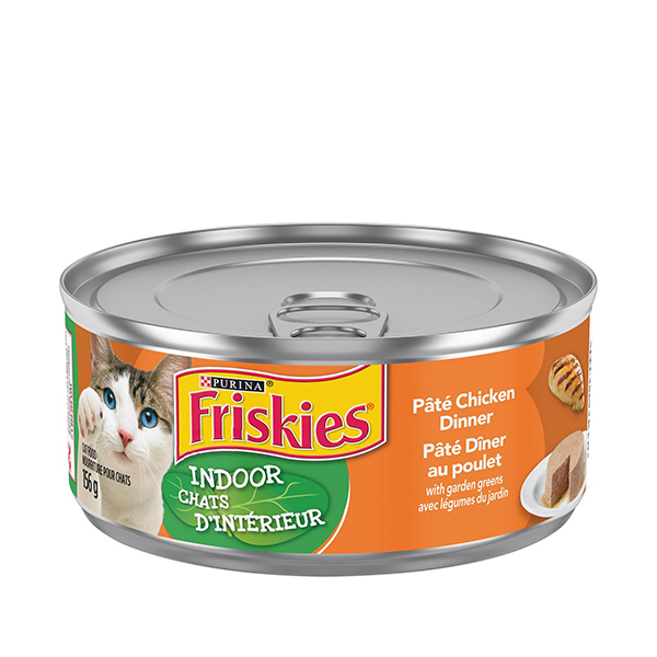 Friskies ฟรีสกีร์ Spicy Seafood Baked Vegetable Garden อาหารแมวเปียก  156ก.