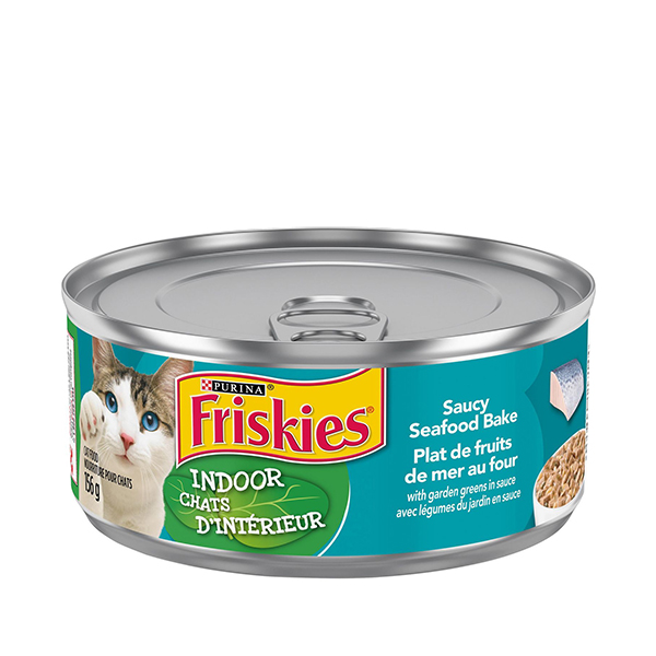 Friskies  ฟรีสกีร์ อาหารแมวเปียกรสผักอบเผ็ด 156ก.