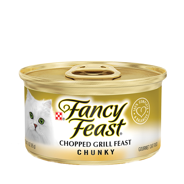 Fancy Feast Chunky Chopped & Grilled Chicken Gourmet  Wet Cat Food  3oz 