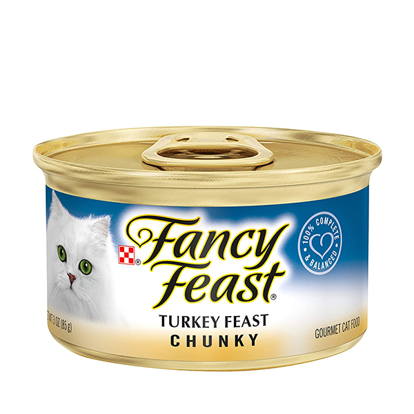 Fancy Feast Chunky Turkey Gourmet Wet Cat Food  3oz 