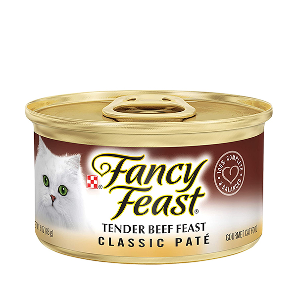 Fancy Feast Classic Paté Tender Beef Gourmet Wet Cat Food  3oz 