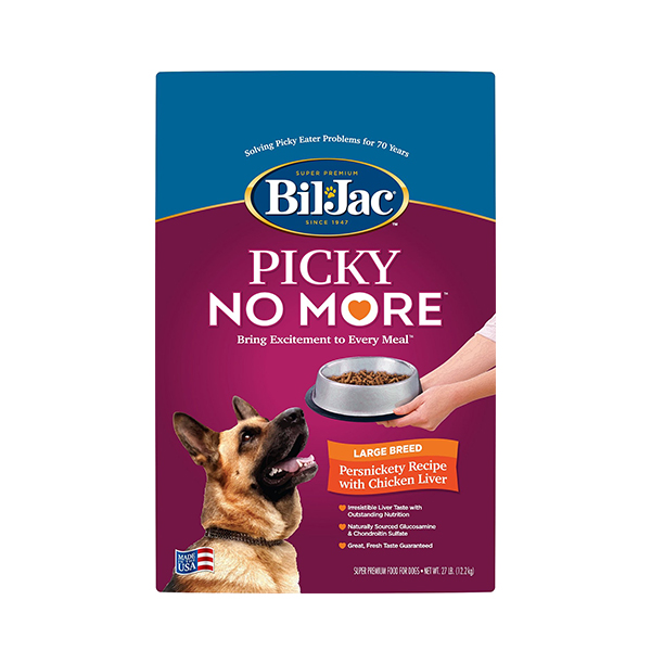 BIL-JAC PICKY NO MORE™ LARGE BREED DRY DOG FOOD 27lb 