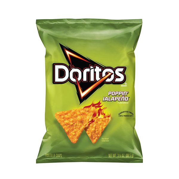 Doritos Poppin’ Jalapeno® Flavored Tortilla Chips  88.5g 