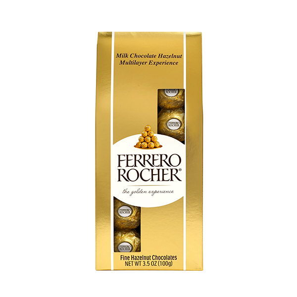 Ferrero Rocher Hazelnut Chocolate Candy Gift 3.5oz 