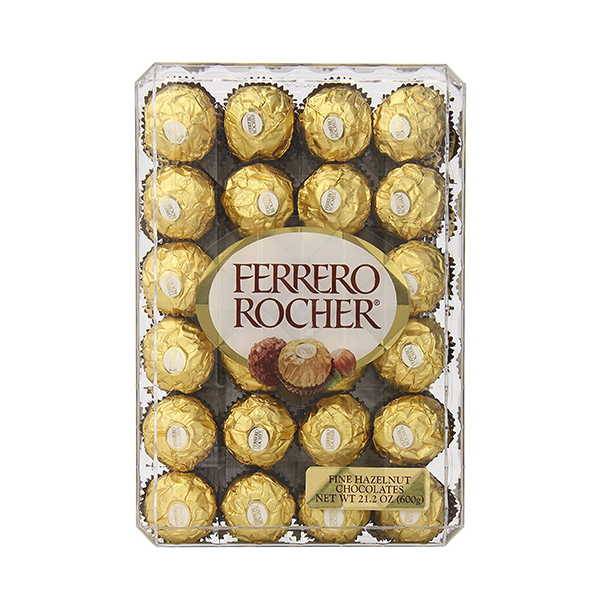Ferrero Rocher Hazelnut Chocolates - 48 Count, 21.1 Oz 