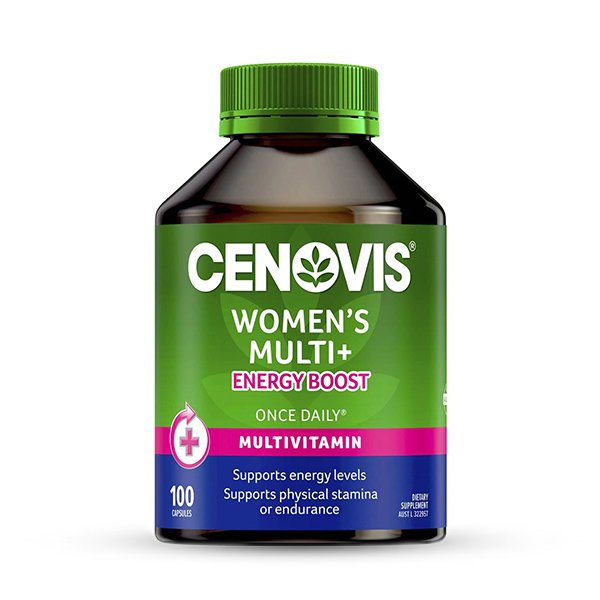Cenovis Once Daily Women's Multi + Energy Boost Capsules 100 Pack 