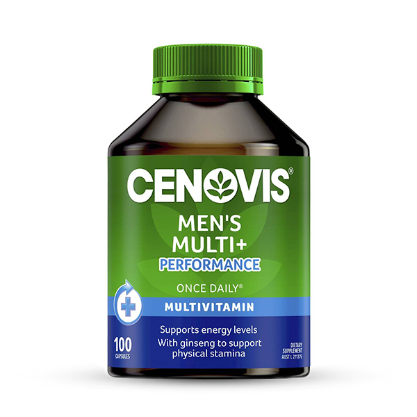 CENOVIS MEN’S MULTI + PERFORMANCE CAPSULES 100 Pack 