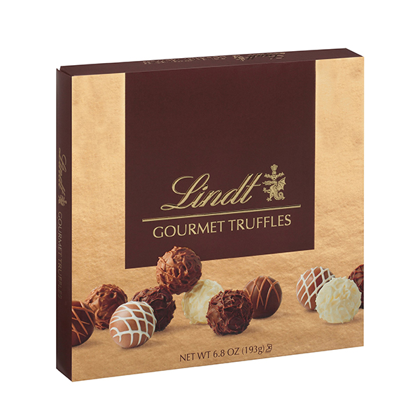 Lindt Gourmet Chocolate Truffles Gift Box, 6.8 Oz 