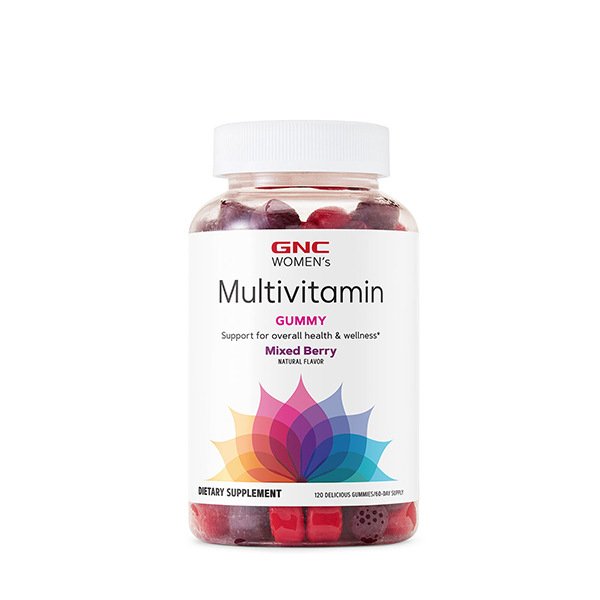GNC Women's Multivitamin Gummy - Mixed Berry  120 Gummies 