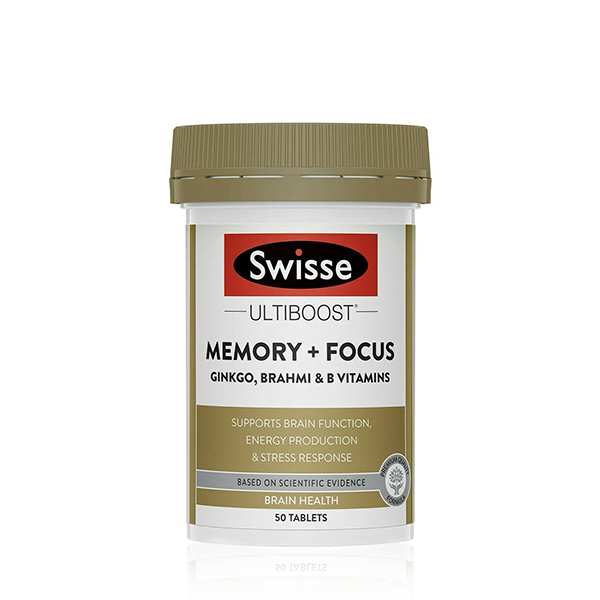 SWISSE ULTIBOOST MEMORY + FOCUS 50 Tabltes 