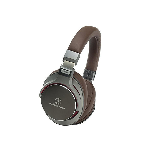Audio Technica ATH-MSR7 Headphones, Brown 