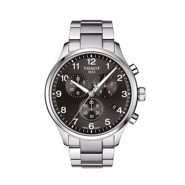 天梭(TISSOT)瑞士手表 速驰系列钢带石英男士腕表时尚运动表T116.617.11.057.01 