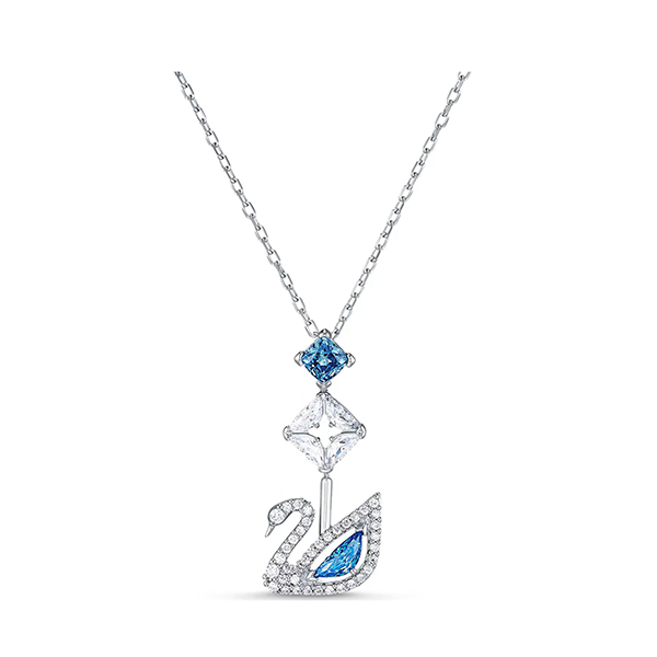 Swarovski Dazzling Swan Necklace 5530625 Blue