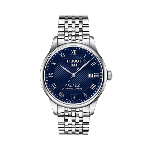 TISSOT Swiss-made Le Locle Series: Blue Tray Steel Bracelet Mechanical Male Watch T006.407.11.043.00