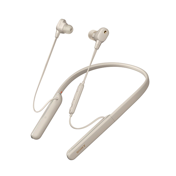 Sony WI-1000XM2 Wireless Noise-Cancelling In-ear Headphones Beige 
