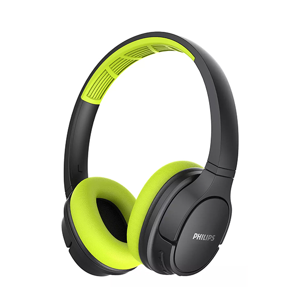 Philips TASH402LF/00 ActionFit Wireless Bluetooth Headphones Carbon Lime&Black 