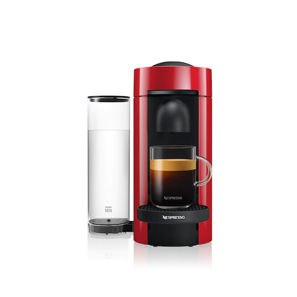 Nespresso VertuoPlus Coffee Machine Cherry Red 