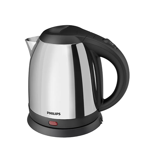 Philips Daily Collection Electric Kettle 1.2L Metallic Silver 