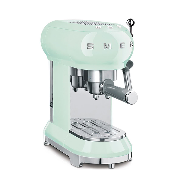 Smeg Espresso Manual Coffee Machine 50's Style Pastel Green 