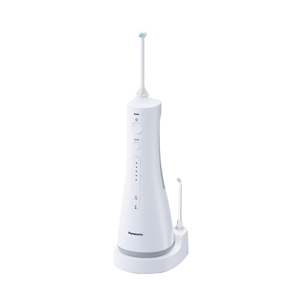 Panasonic Rechargeable Oral Irrigator with An Orthodontic Nozzle White 