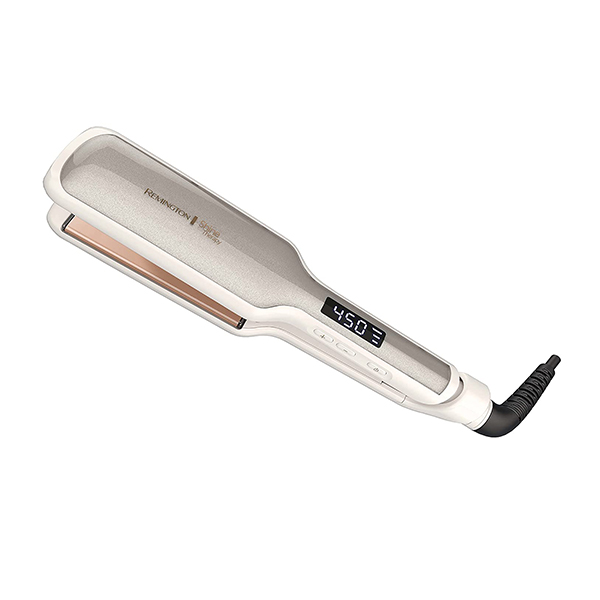 Remington Shine Therapy Argan Oil & Keratin Infused 2 Inch Hair Straightener / Flat Iron Champagne & Rose Gold 
