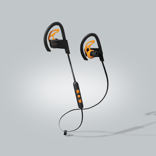 V-Moda BassFit In-Ear Wireless Sport Headphones - Black 17g 