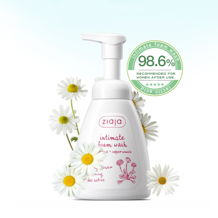 Ziaja - Soft Foam For Daily Intimate Hygiene - Daisy Flower 250ml 