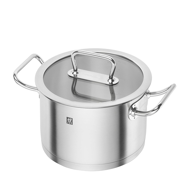 Zwilling Pro Stainless Steel Stock Pot Silver 20cm 