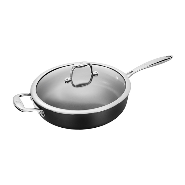 Zwilling Forte Aluminium Frying Pan with Lid Black 28cm 