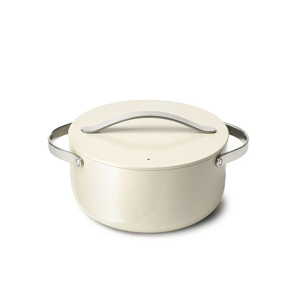 Caraway Dutch Oven with Lid Cream 26cm 