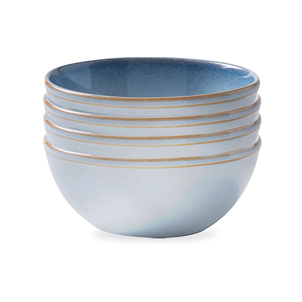 Corelle Stoneware Cereal Bowls Nordic Blue 15cm 4pcs 