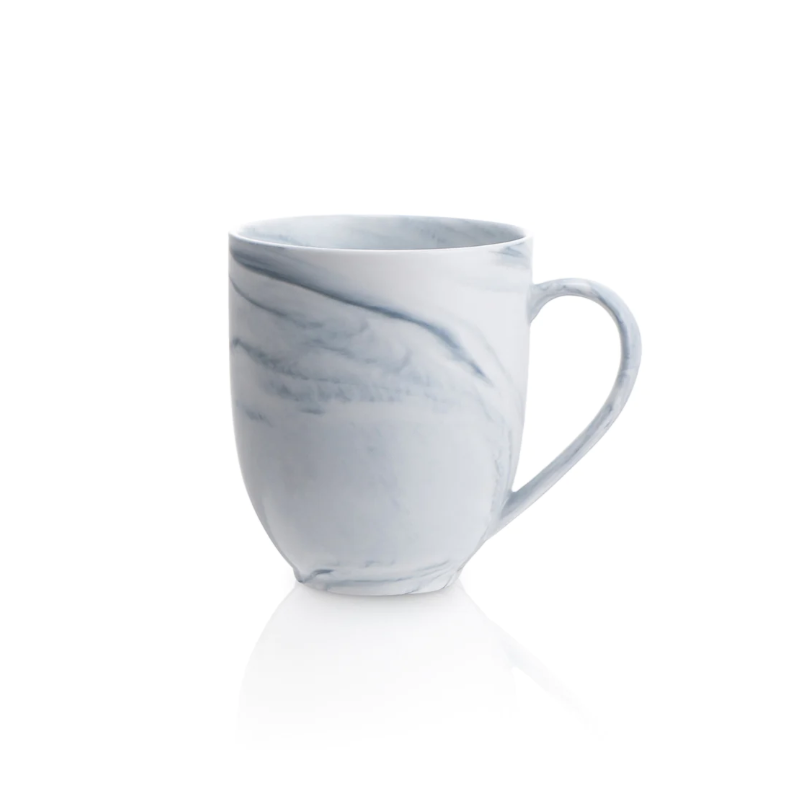 Stone + Lain Brighton Porcelain Mug Gray 4pcs 